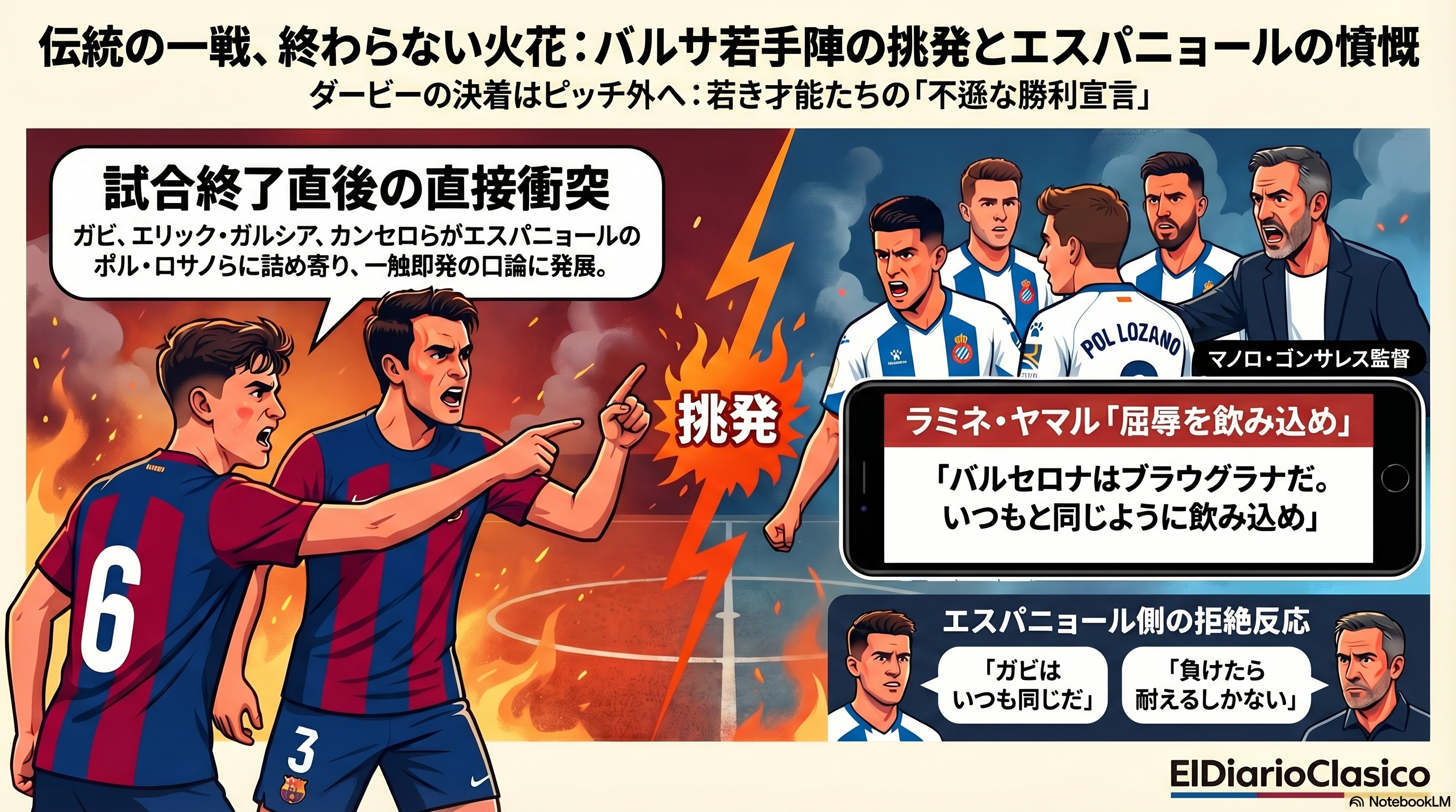 ダービー後の挑発合戦とクラブの動向に注目 | ピッチ外ニュース (2026-04-12 夕) のサムネイル画像