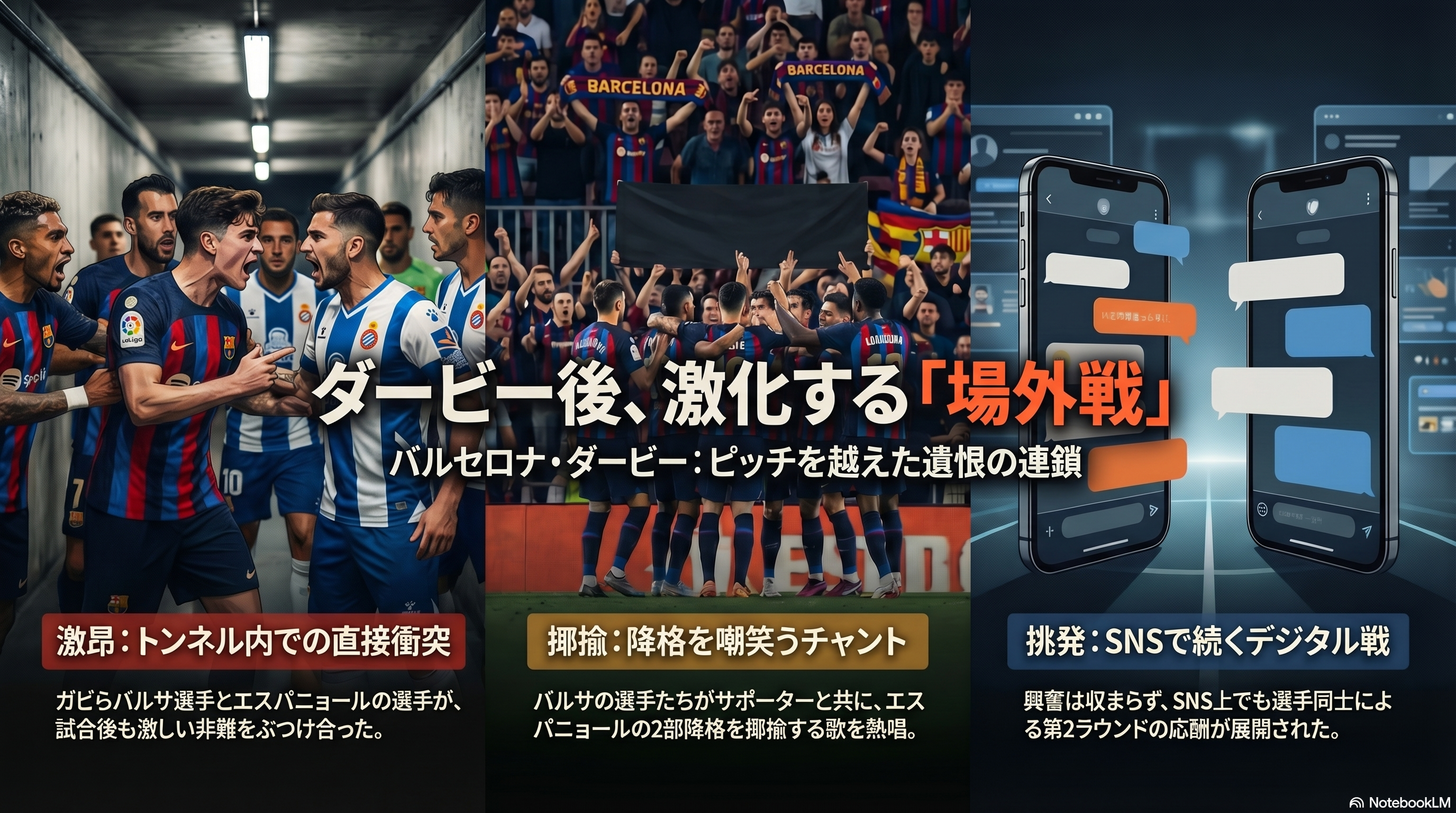 ダービー後の乱闘とSNS挑発、クロースのフロント入りなど場外ニュースが続々 | ピッチ外ニュース (2026-04-13 朝) のサムネイル画像