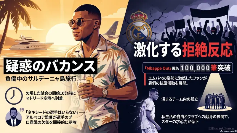 レアル・マドリード、エムバペ騒動と内部対立が表面化 | ピッチ外ニュース （2026-05-05 夕） のサムネイル画像