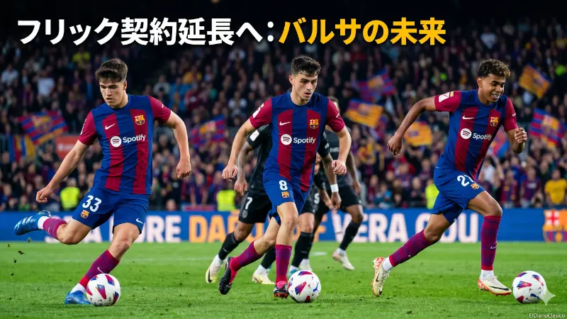 ハンジ・フリック監督の契約延長 | FCバルセロナ （2026-04-17 夕） のサムネイル画像