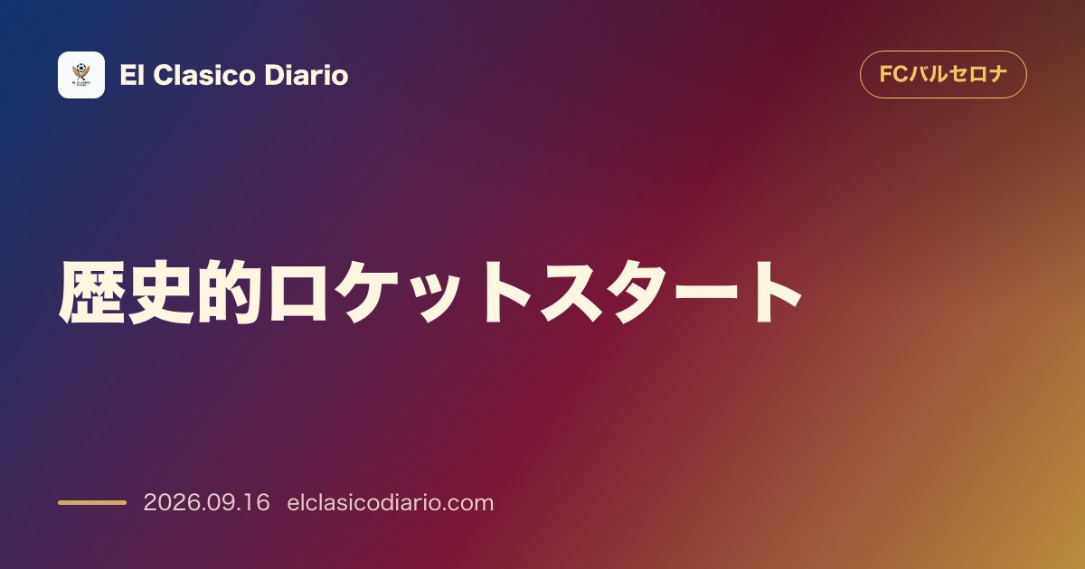 歴史的ロケットスタート クラブ史上初の開幕7連勝を懸けて今夜レーシング戦へ のサムネイル画像