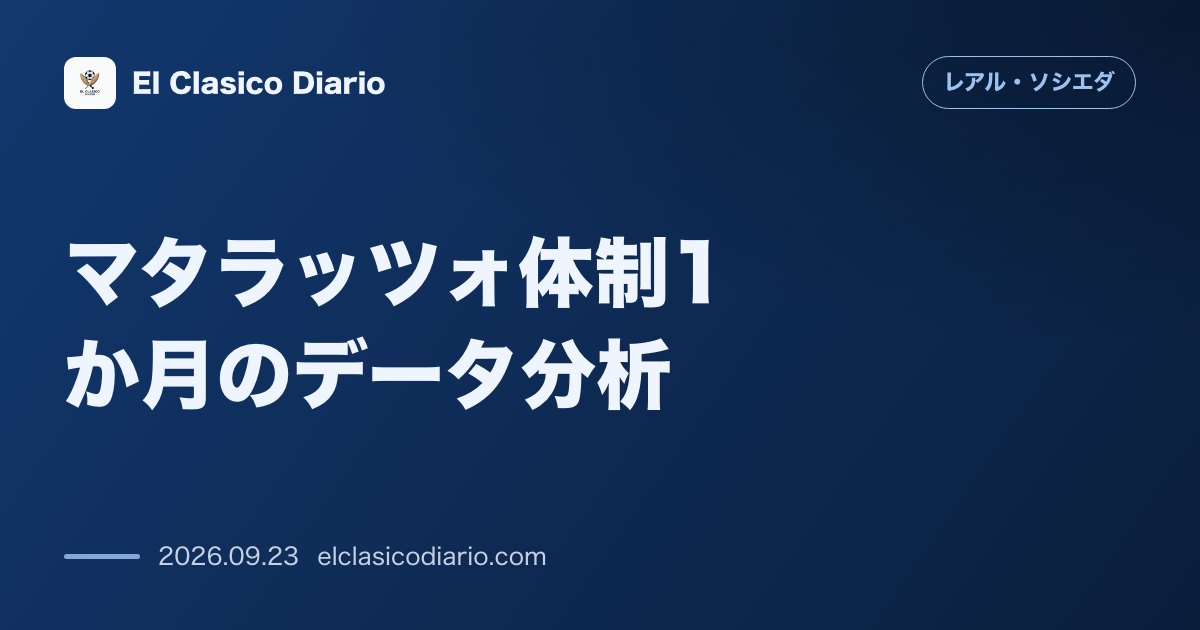 [マタラッツォ体制1か月のデータ分析] 最多出場のセルヒオ・ゴメスと出場時間が17位まで急落した久保建英の明暗 のサムネイル画像